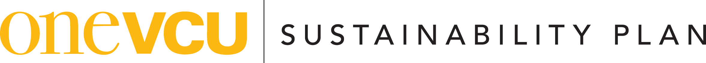 One VCU Sustainability Plan logo